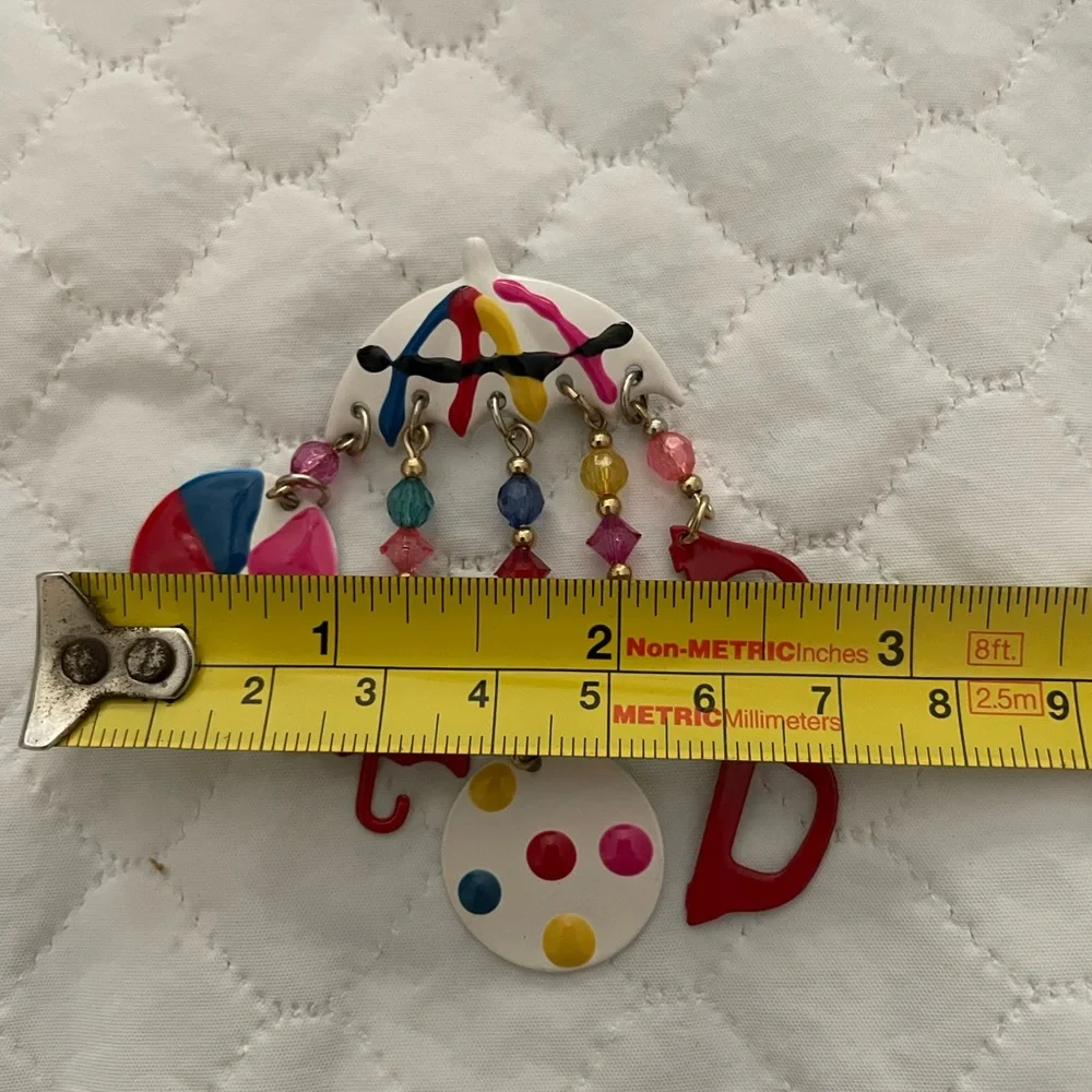 Vintage Pin- Primary colors - beach party charms - Picture 5 of 5